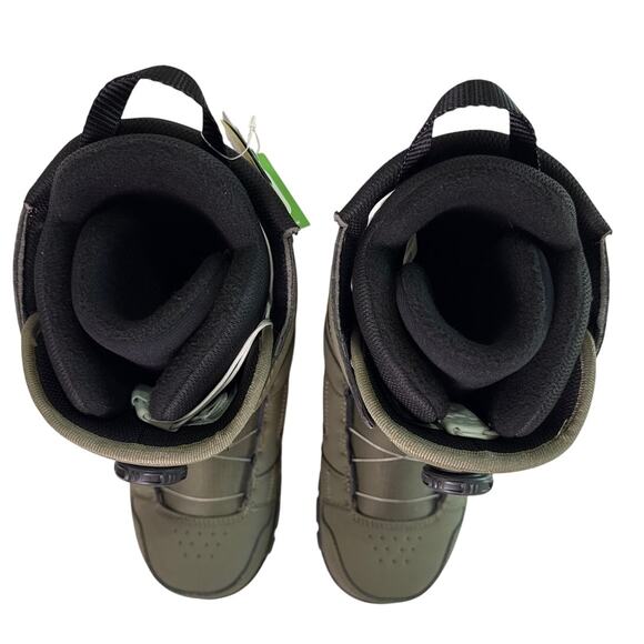 DC Phase Snowboard Boots BOA Mens 9, Women's 10.5 Olive Green Black - Picture 8 of 16